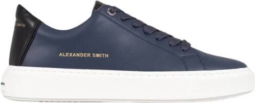 Alexander Smith Blauwe Londen Man Sneakers Blue Heren