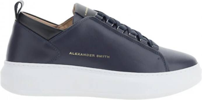 Alexander Smith Blauwe Sneakers Blue Heren