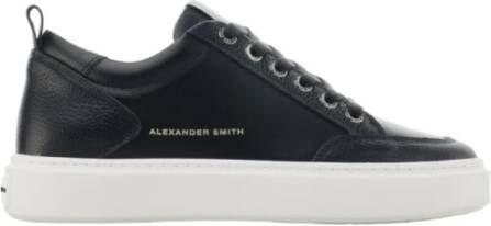 Alexander Smith Zwarte Bond Sneakers voor Mannen Black Heren