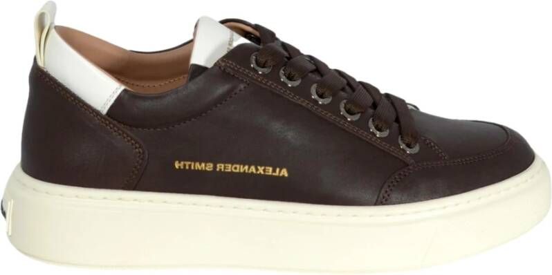 Alexander Smith Bond Street Sneakers Donkerbruin