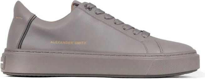 Alexander Smith Casual Grijze Leren Sneakers