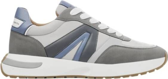 Alexander Smith Donkergrijze Runner Sneakers Gray Heren