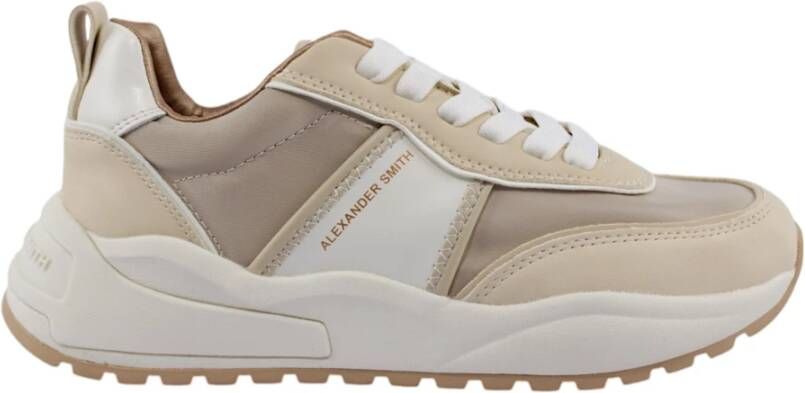 Alexander Smith Dover Crème Sneakers Beige Dames