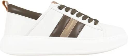 Alexander Smith Eco Militair Olijf Sneakers White