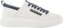 Alexander Smith Eco Wembley Wit Blauw Sneakers White Heren - Thumbnail 9
