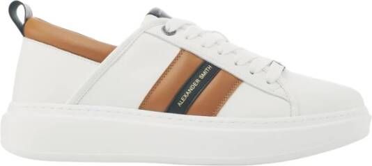 Alexander Smith Blauw Wit Wembley Eco Sneakers Multicolor Heren