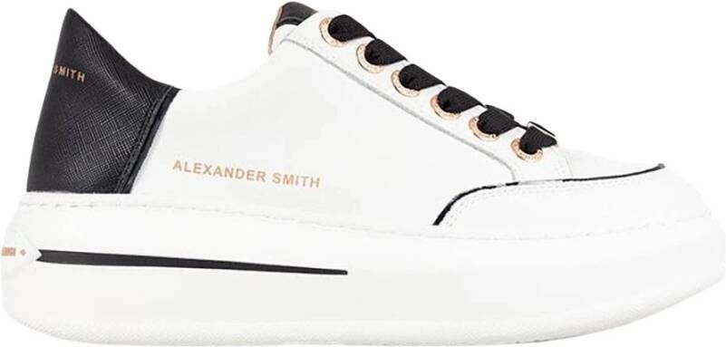 Alexander Smith Witte Sneakers Model 1806 Collectie 2024 2025 White Dames