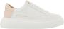 Alexander Smith Greenwich Sneakers met Roze Details White Dames - Thumbnail 6