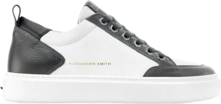 Alexander Smith Grijs Wit Bond Man Sneaker White Heren