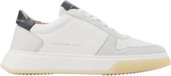 Alexander Smith Grijze Witte Sneakers Model Harrow Multicolor Heren