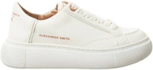 Alexander Smith Groene Eco Sneakers White Dames