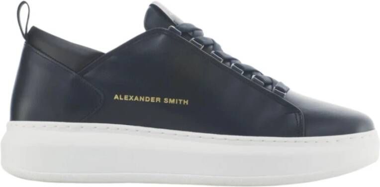 Alexander Smith Heren Lage Wembley Sneakers Zwart Heren