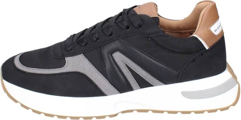 Alexander Smith Heren Textiel Sneakers Black Heren