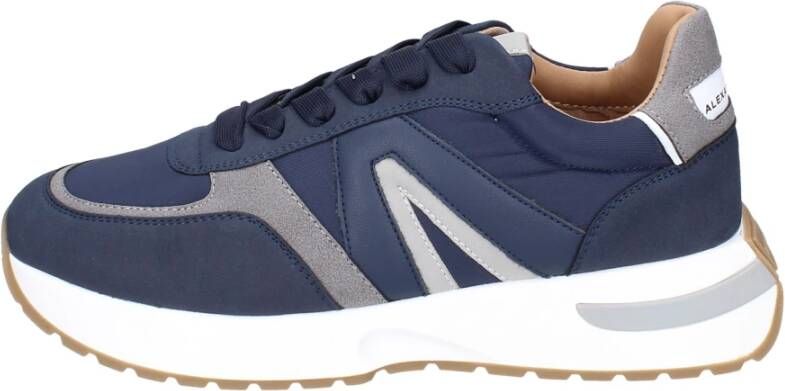 Alexander Smith Heren Textiel Sneakers Blue Heren