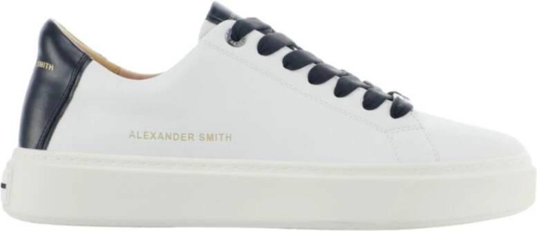 Alexander Smith Lage Sneakers voor Heren uit Londen White Heren