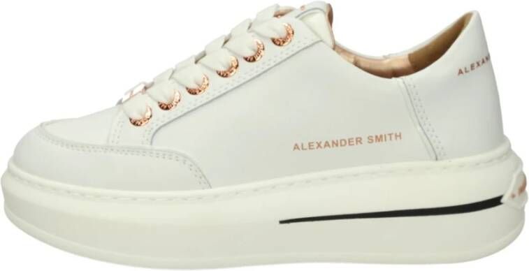 Alexander Smith Lancaster Woman Total White Sneakers White Dames