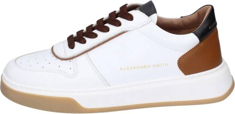 Alexander Smith Leren Heren Sneakers White Heren