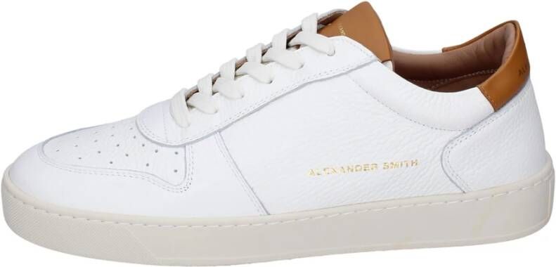 Alexander Smith Leren Heren Sneakers White Heren