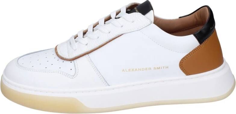 Alexander Smith Leren Heren Sneakers White Heren