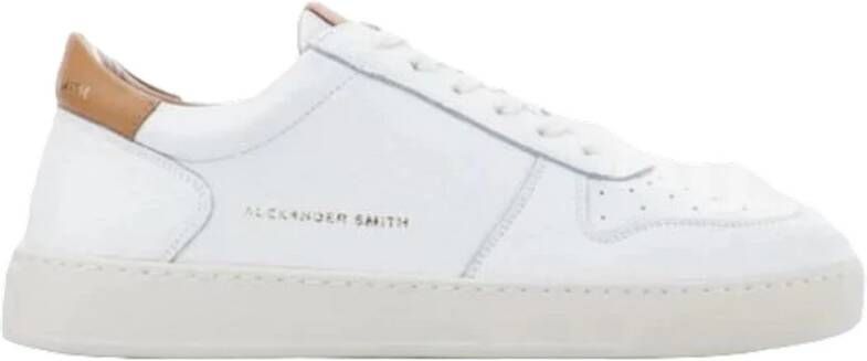 Alexander Smith Leren Sneaker White Heren