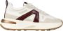 Alexander Smith Liverpool Dames Sneakers Wit Bordeaux - Thumbnail 1