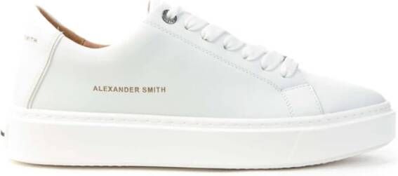 Alexander Smith Londen Minimalistische Sneakers 10-jarig jubileum White Heren