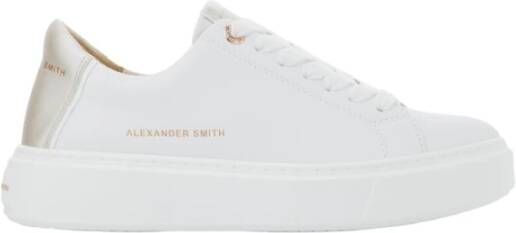 Alexander Smith Londen Vrouw Wit Zilver Sneakers Multicolor Dames