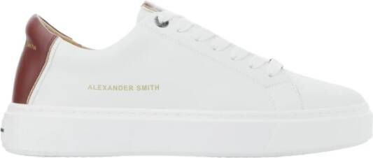 Alexander Smith London Man White Wine Sneakers Multicolor Heren