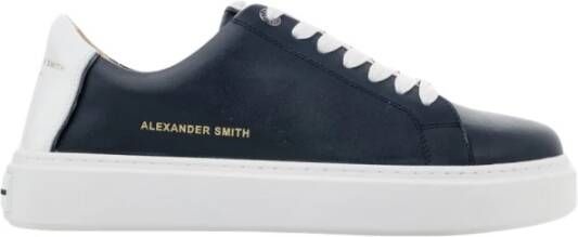 Alexander Smith London Man Zwart Wit Sneakers Black Heren