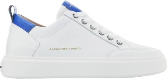 Alexander Smith Luxe Wit Bluette Straat Stijl Sneakers Multicolor Heren