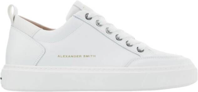 Alexander Smith Luxe Witte Bond Street Sneakers White Heren