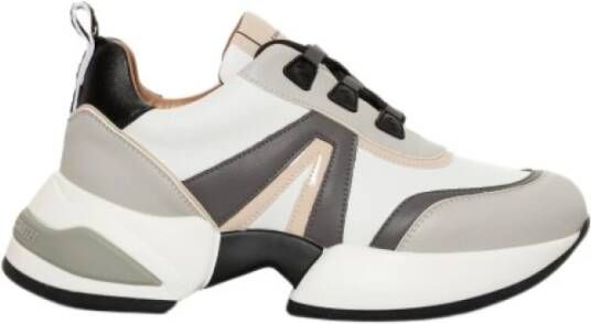Alexander Smith Marmer Sneakers Wit Grijs Roze