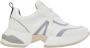 Alexander Smith Moderne Marmer Sneaker in Wit en Avion Beige Heren - Thumbnail 1