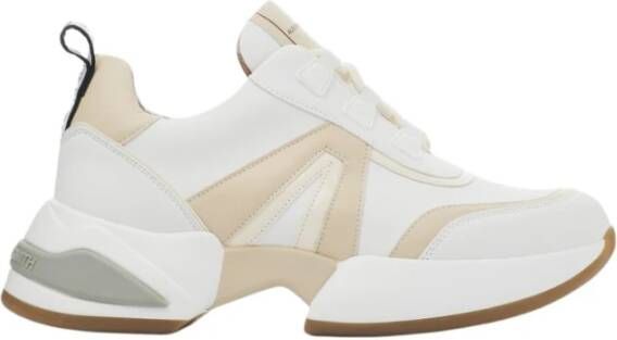 Alexander Smith Moderne Marmer Wit Beige Sneaker White Dames