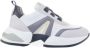 Alexander Smith Moderne Marmeren Sneaker in Wit Grijs en Roze White Dames - Thumbnail 1