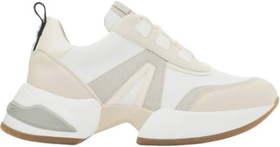 Alexander Smith Moderne Wit Goud Marmer Sneaker White Dames