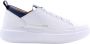 Alexander Smith Witte leren sneakers met blauwe details White - Thumbnail 41