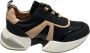 Alexander Smith Marble Lage sneakers Leren Sneaker Dames Zwart - Thumbnail 1