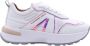 Alexander Smith Witte leren sneakers met blauwe details White - Thumbnail 39