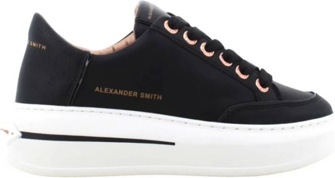 Alexander Smith Lancaster Lage Sneakers Zwart Dames