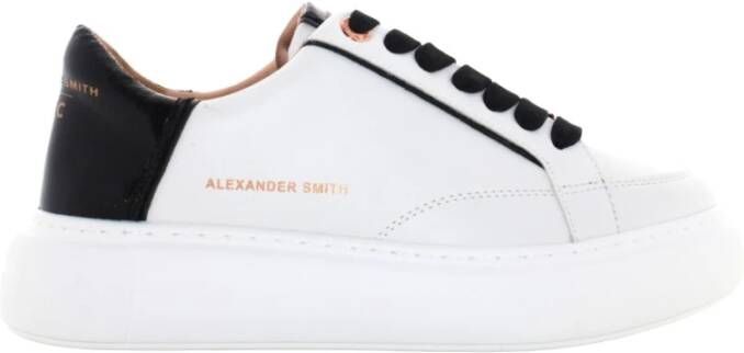 Alexander Smith Sneakers Dames met geborduurd logo White Dames