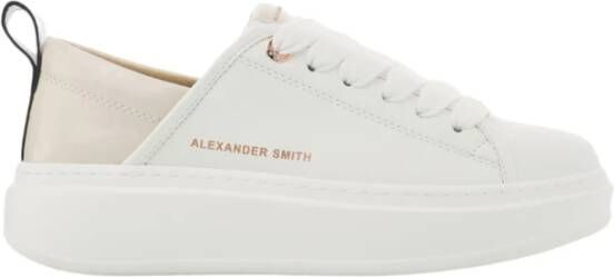 Alexander Smith Eco-Vriendelijke Platform Sneakers White Dames