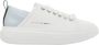 Alexander Smith Witte leren sneakers met blauwe details White - Thumbnail 76