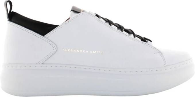 Alexander Smith Wit Zwart Sneakers Herfst Winter 2023 2024 White Heren