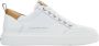 Alexander Smith Witte leren sneakers met blauwe details White - Thumbnail 84