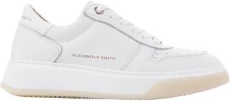 Alexander Smith Leren Sneaker White Dames