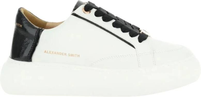 Alexander Smith Sneakers Dames met geborduurd logo White Dames