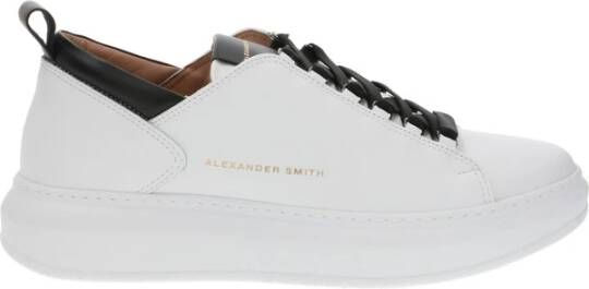Alexander Smith Wit Zwart Sneakers Herfst Winter 2023 2024 White Heren