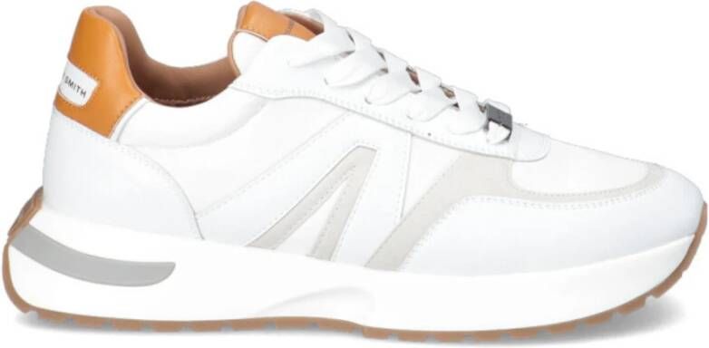 Alexander Smith Sneakers Wit Geel Herfst Winter 2023 2024 White Heren