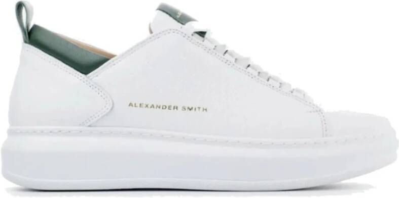 Alexander Smith Sneakers Wit Groen Herfst Winter 2023 2024 White Heren